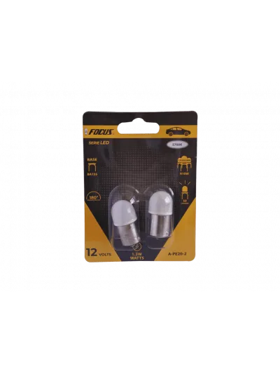 SET 2 AMPOLLETAS LED R10W T16 12V (A-77C)