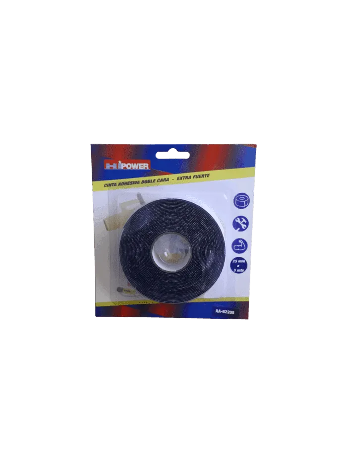 CINTA DOBLE FAZ - 25mm x 5Mts