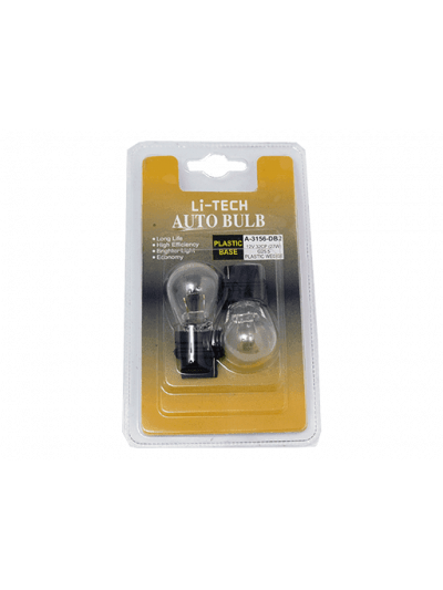 AMPOLLETAS 12V 32CP (27w) S25 PLASTIC BASE DE VIDRIO