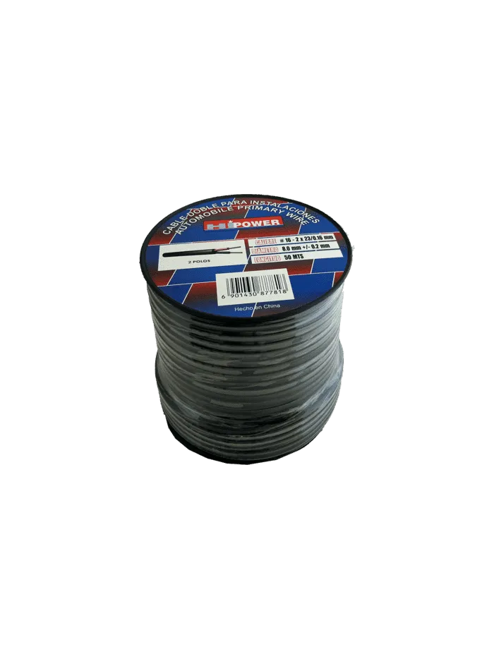 CABLE AWG 16 DOBLE - GOMA