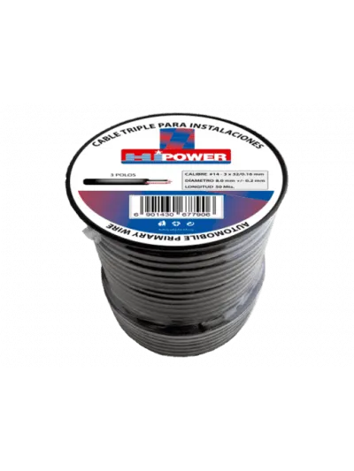 CABLE AWG 14 TRIPLE - GOMA