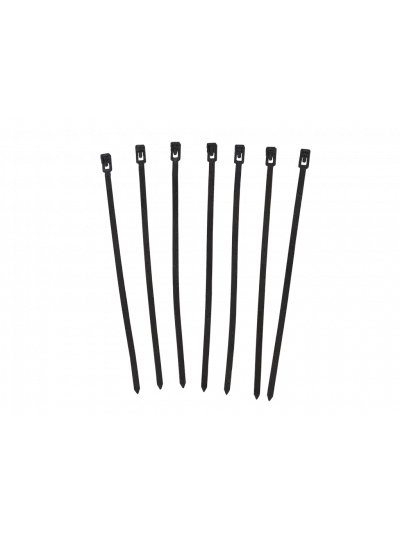 AMARRAS PLASTICAS REUTILIZABLES 4.8*200mm NEGRO