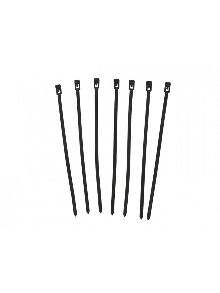 AMARRAS PLASTICAS REUTILIZABLES 7.2*300mm NEGRO