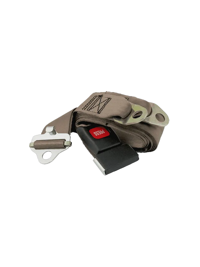 CINTURON DE SEGURIDAD 3 PUNTOS - BEIGE