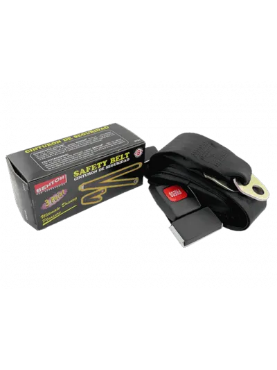 CINTURON DE SEGURIDAD 3 PUNTOS - NEGRO