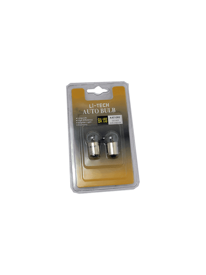 AMPOLLETAS 12V 4 CP G18.5 BA15s