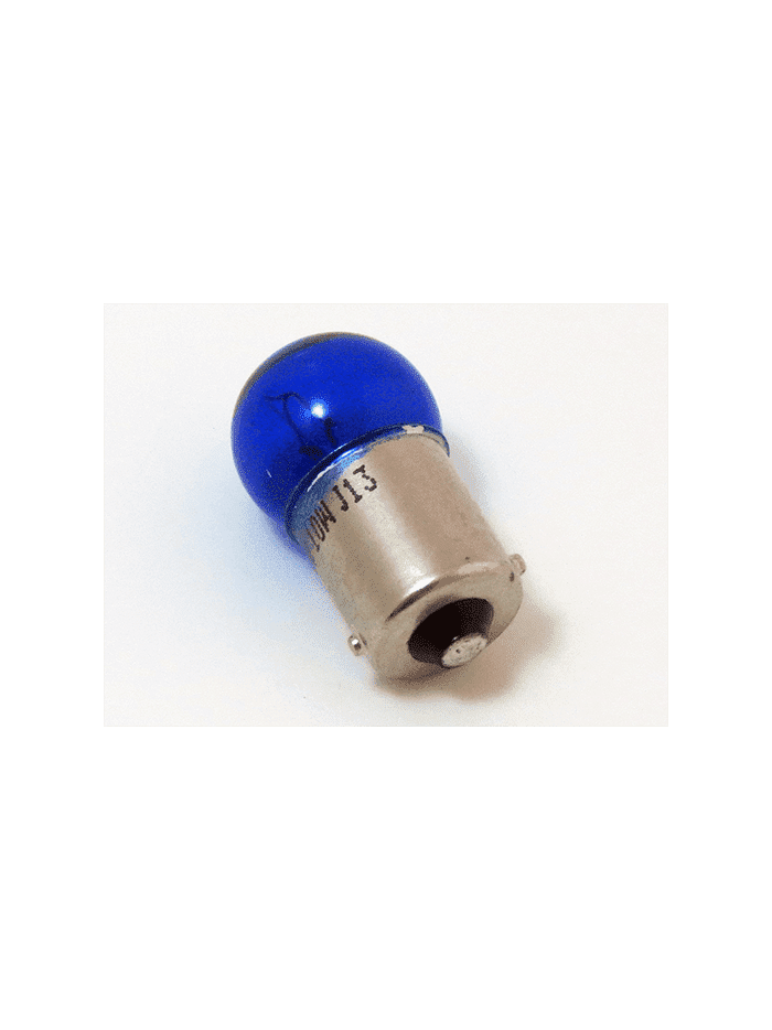 AMPOLLETAS 12V 10W G18.5 BA15s AZUL