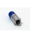 AMPOLLETAS 24V 3W T8.5 BA9S ( 23 MM ) AZUL