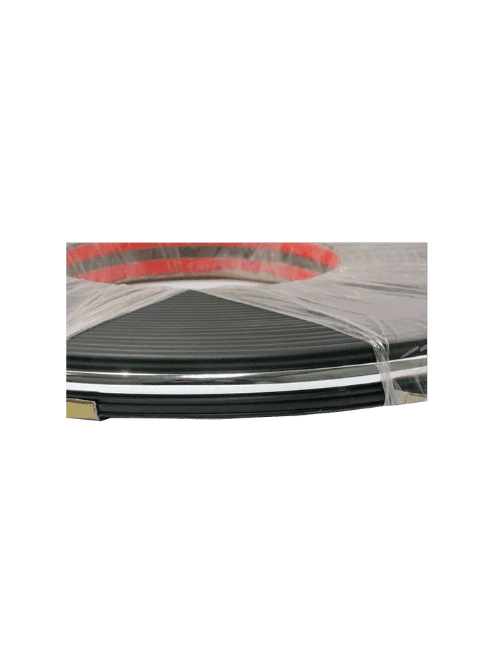 MOLDURA - 27 x 5mm - NEGRO / CROMADO