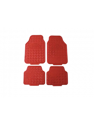SET DE 4 PISOS METALIZADOS - ROJO