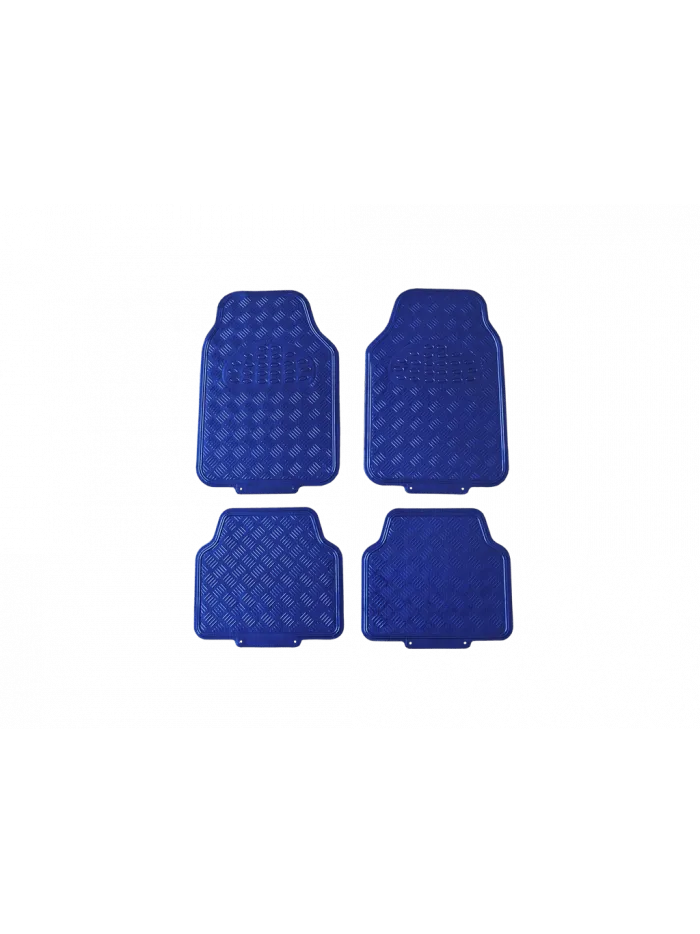 SET DE 4 PISOS METALIZADOS - AZUL OSCURO