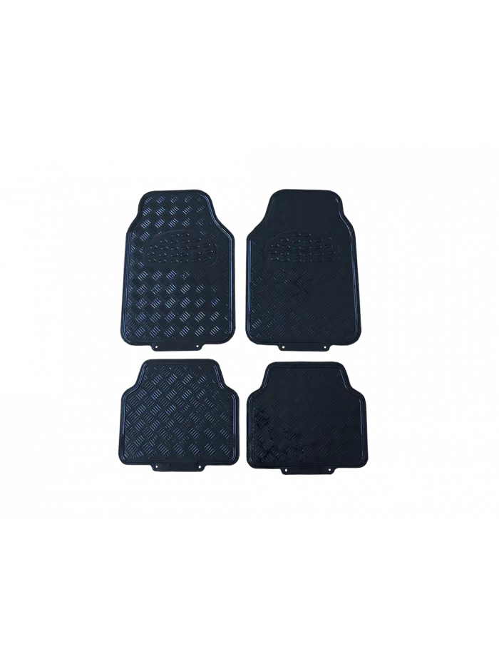 SET DE 4 PISOS METALIZADOS - NEGRO