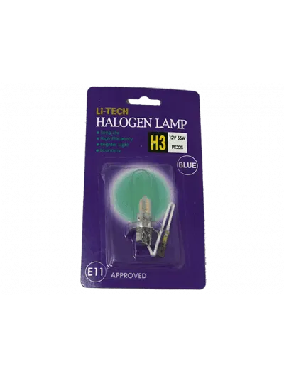 AMPOLLETAS H3 12V 55W - AZUL