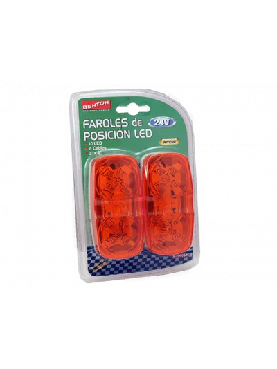 FAROL LATERAL LED AMBAR 24V