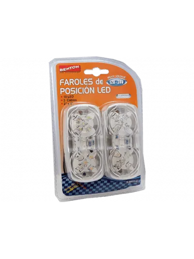 FAROL LATERAL LED BLANCO 12V/24V MULTIVOLTAJE