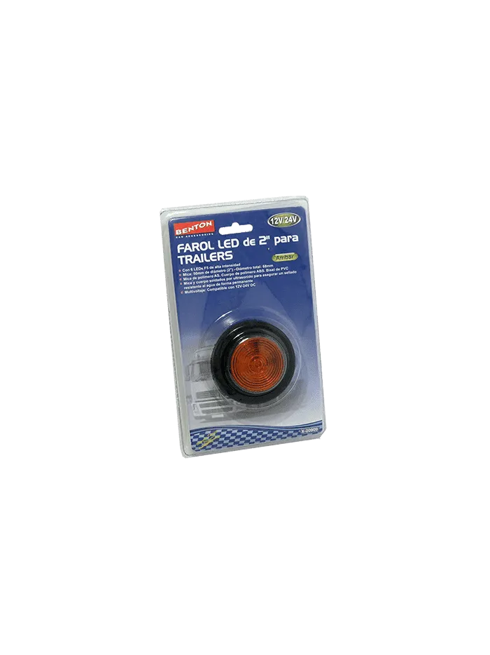 FAROL 6 LED 12/24 AMBER