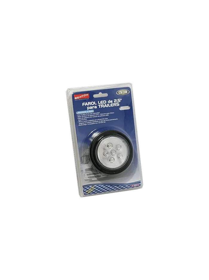 FAROL 6 LED 12/24V BLANCO