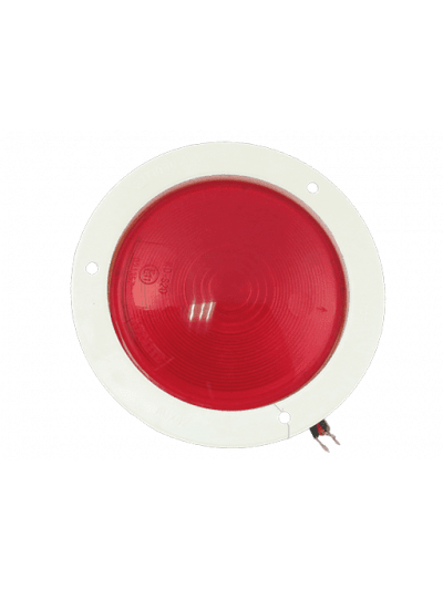 FAROL CON FLANGE 140mm - ROJO