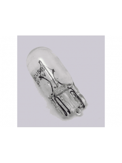 AMPOLLETAS 24V 3W T10 BASE DE VIDRIO ( W2.1 X 9.5D)