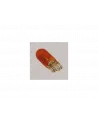 AMPOLLETAS 24V 3W T10 BASE DE VIDRIO ( W2.1 X 9.5D) AMBAR