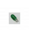 AMPOLLETAS 24V 3W T10 BASE DE VIDRIO ( W2.1 X 9.5D) VERDE