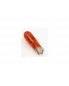AMPOLLETAS 24V 1.2W T5 BASE DE VIDRIO ( W2 X 4.6D ) AMBAR