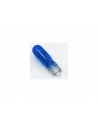 AMPOLLETAS 24V 1.2W T5 BASE DE VIDRIO ( W2 X 4.6D ) AZUL