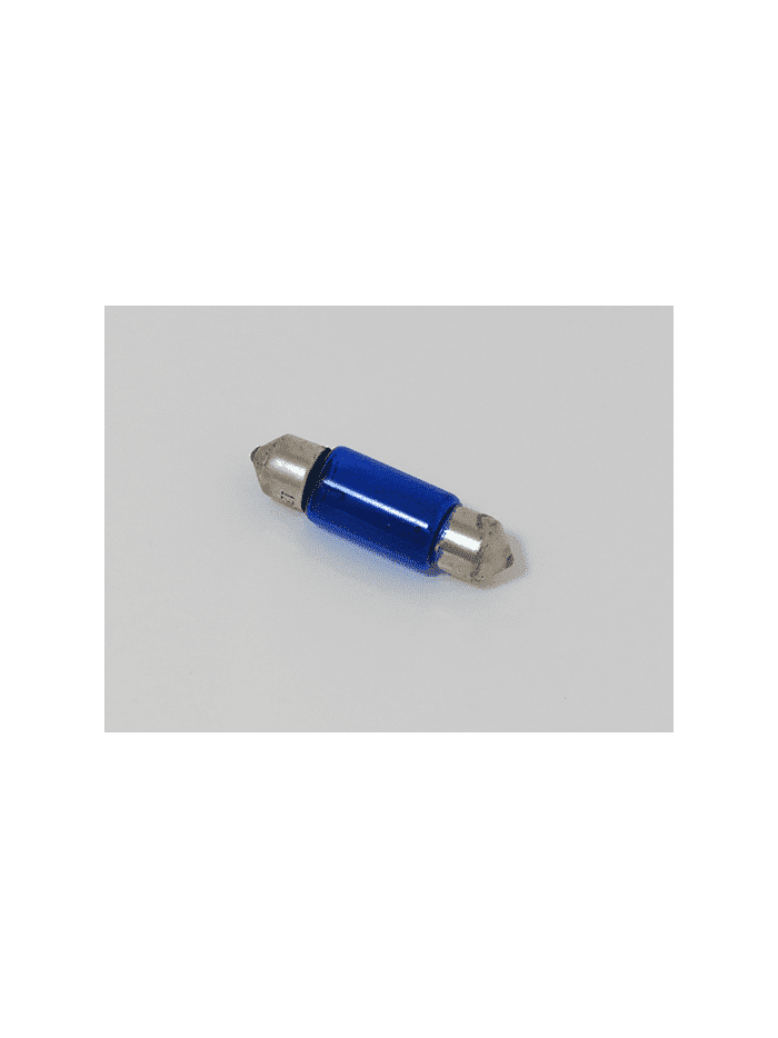 AMPOLLETAS 12V 10W FESTOON 10 X 36 AZUL