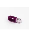 AMPOLLETAS 12V 5W T10 BASE DE VIDRIO (W2.1 X 9.5D) MORADO